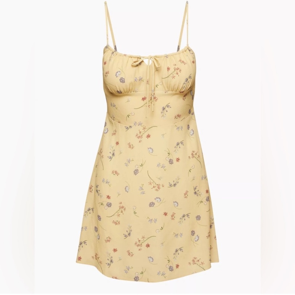 Aritzia Wilfred Yellow Sundress